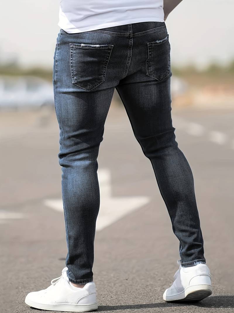 Slim Fit Jeans Heren – Stijlvolle en Comfortabele Look – Theo