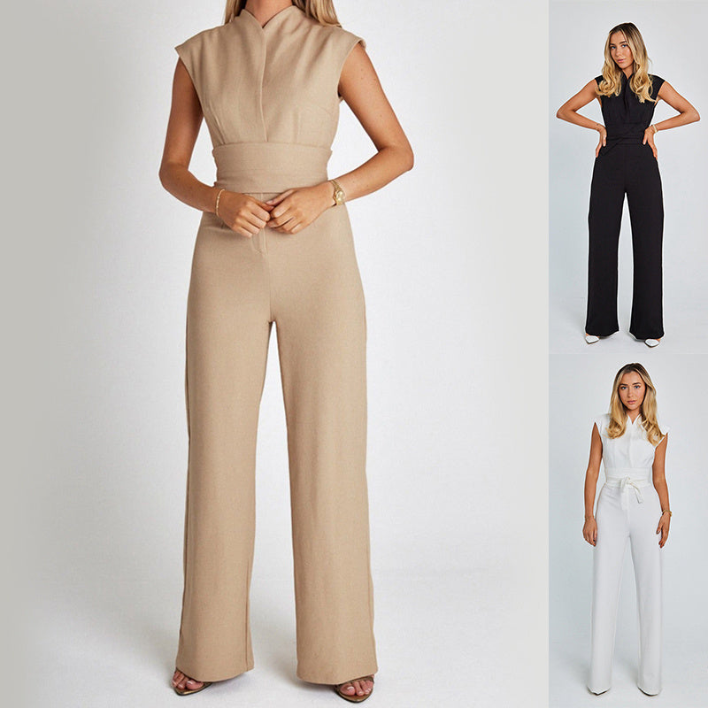 Mouwloze Elegante Jumpsuit Voor Zomerlook – Lara