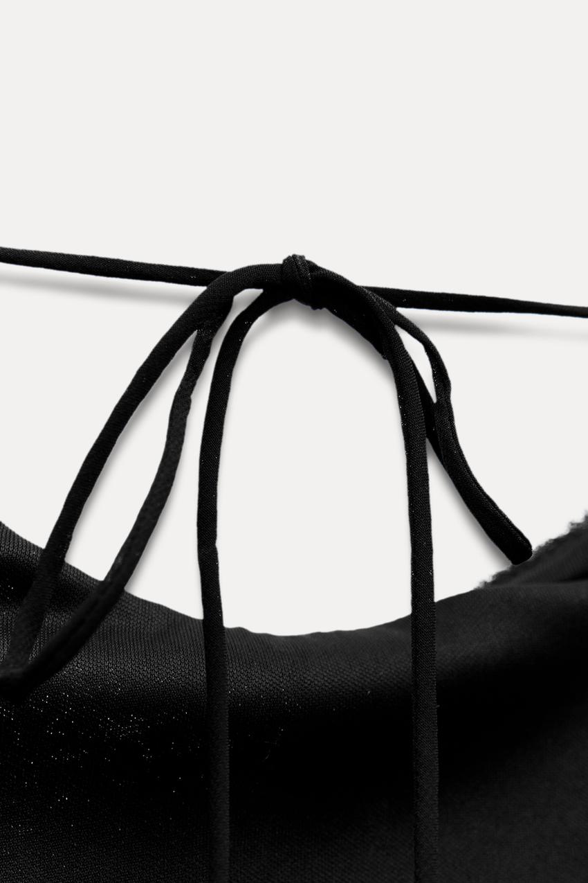 Zwarte pailletten maxi jurk met open rug – Liyana