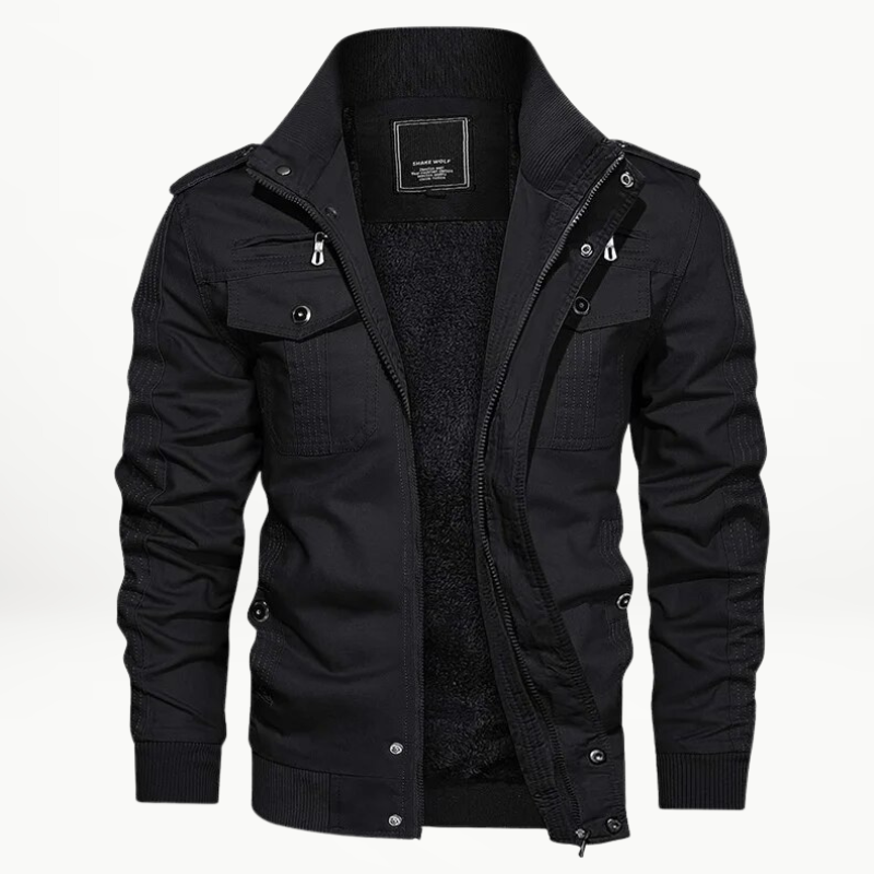 Warme winterjas met tijdloos design voor heren – Cas