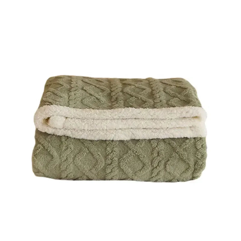 Warme en Zachte Winterdeken van Lamswol en Fleece voor Ultiem Comfort – SnuggleLux