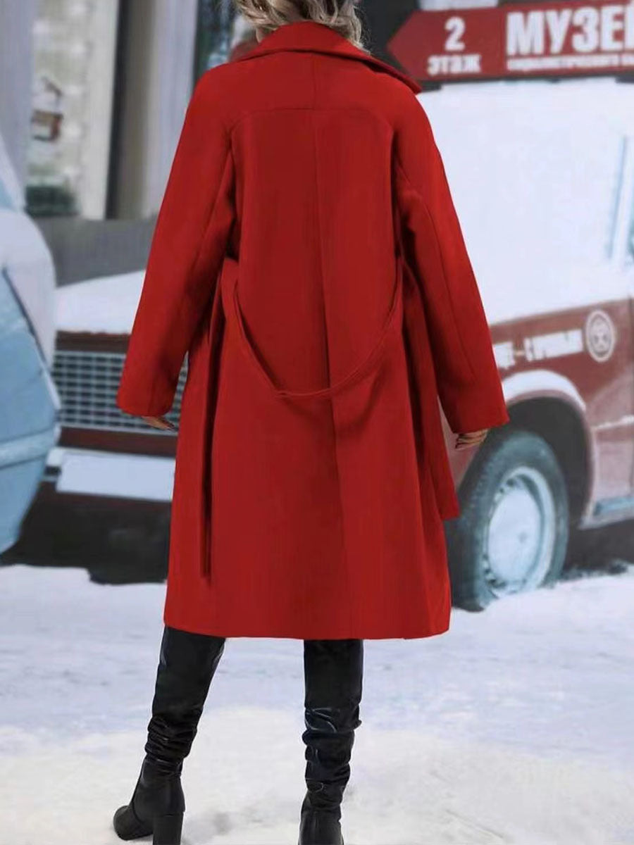 Warme Trenchcoat Voor Wintermode Dames - Sophie