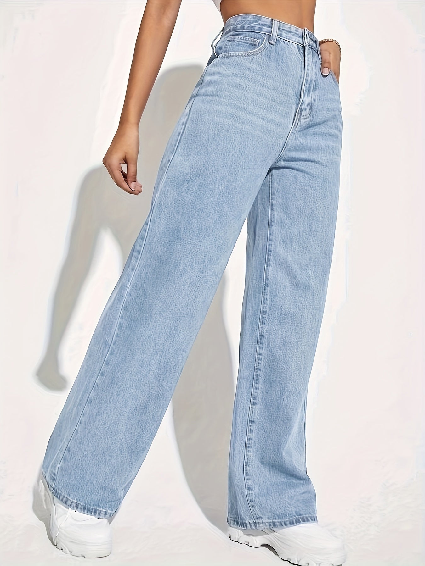Slim fit damesbroek met rechte pijp – Elise
