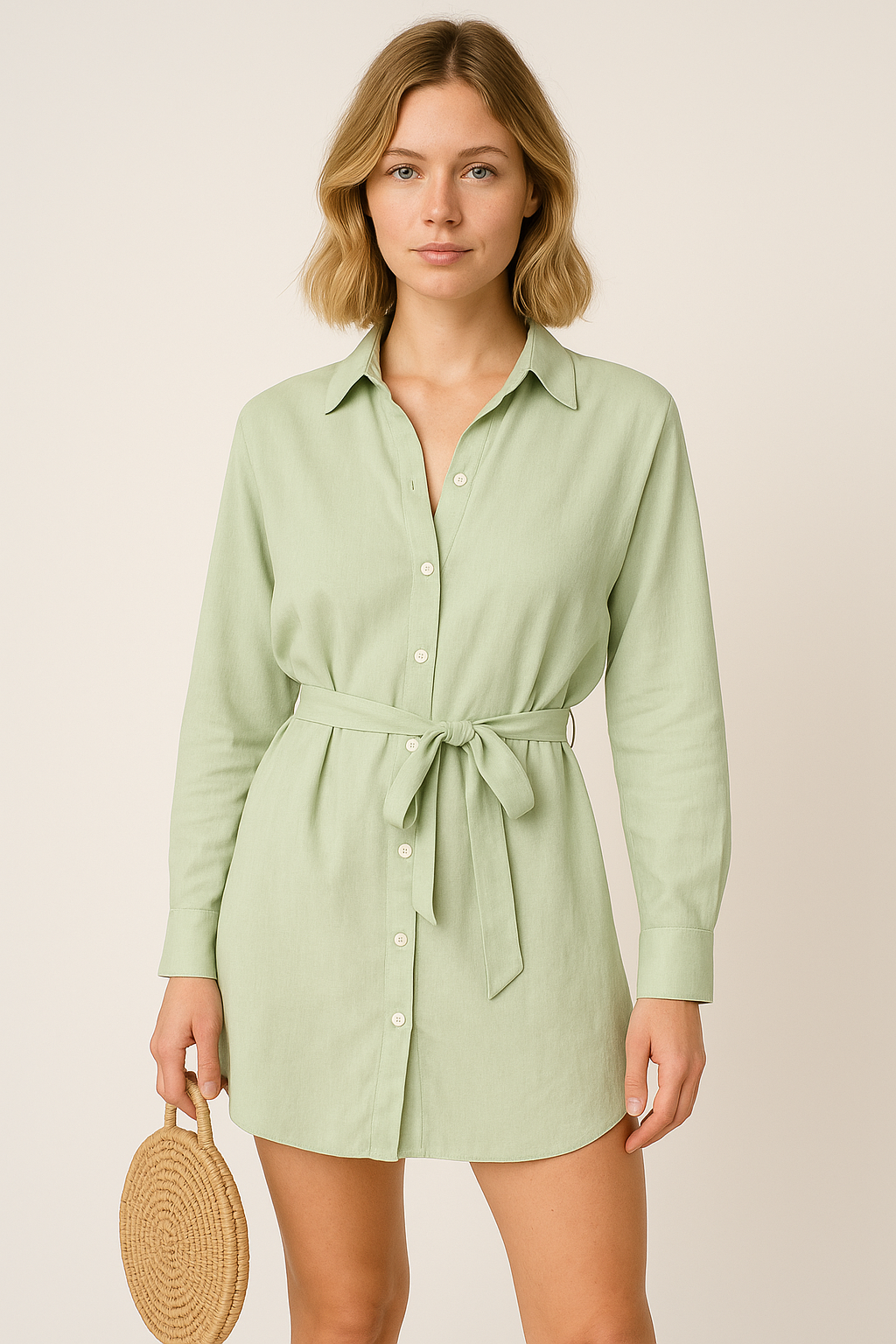 Trendy romperjurk met ingebouwde shorts – Livia