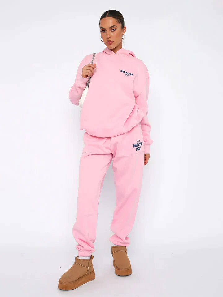 Getailleerd dames trainingspak met hoodie – Lianne