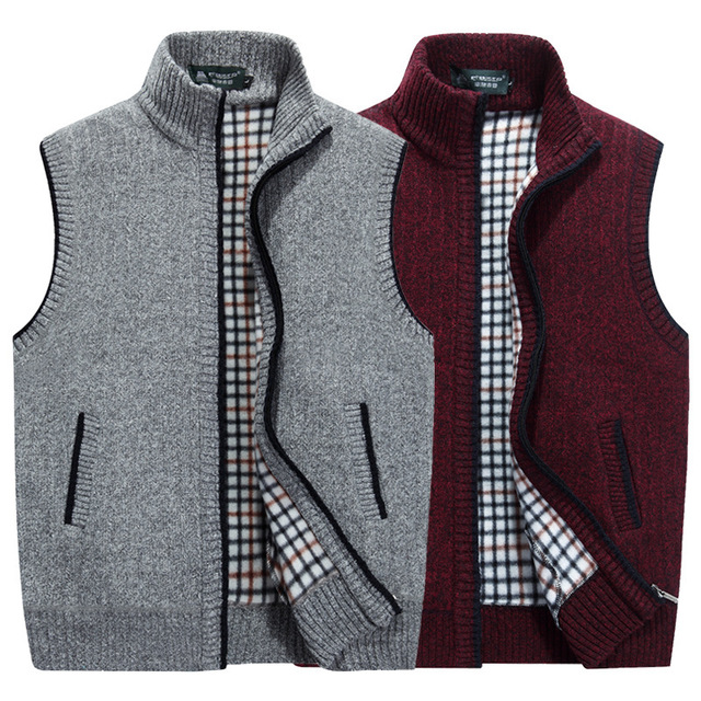 Mouwloos heren sweater vest voor winter – Thomas