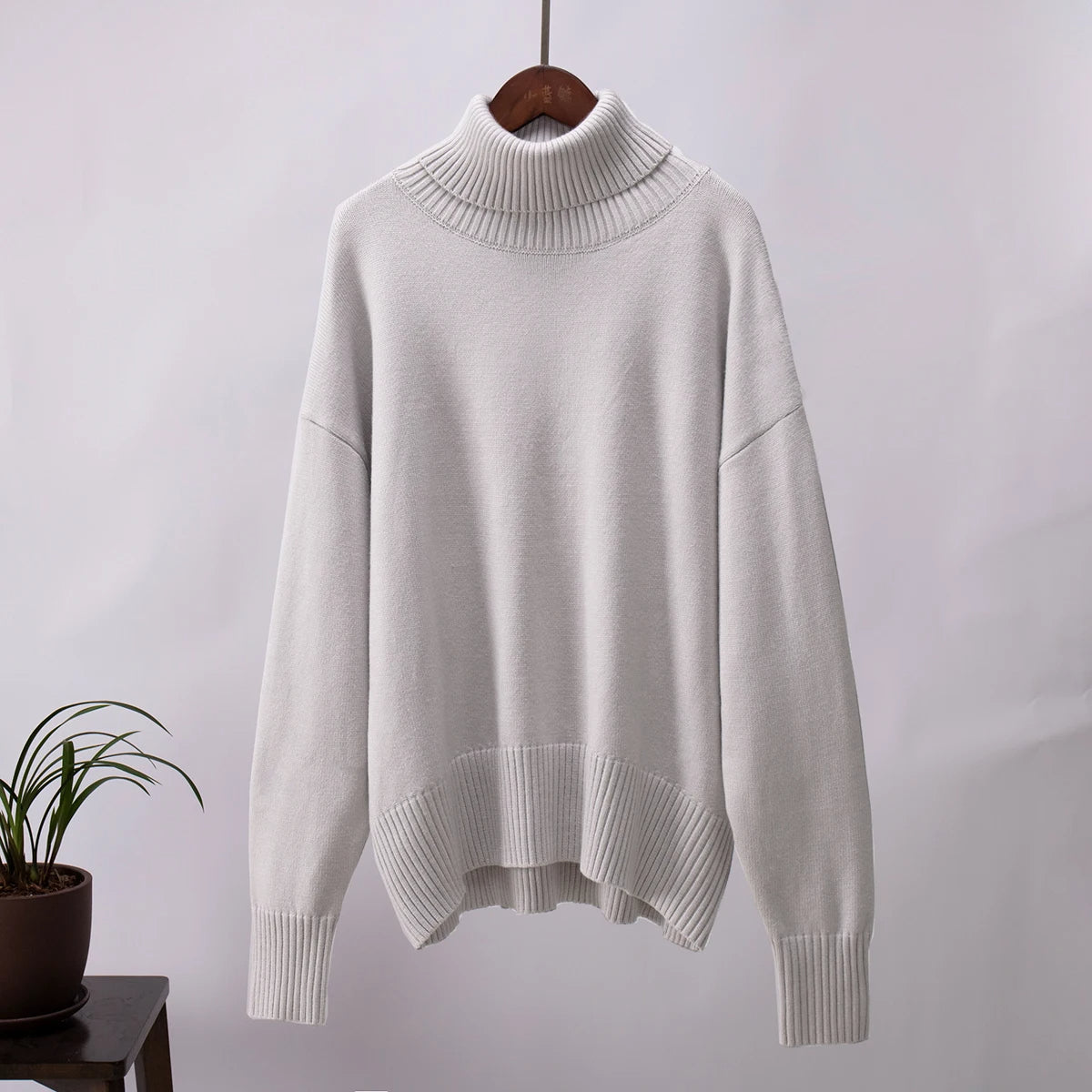 Warme wol coltrui met elegante pasvorm – Mila