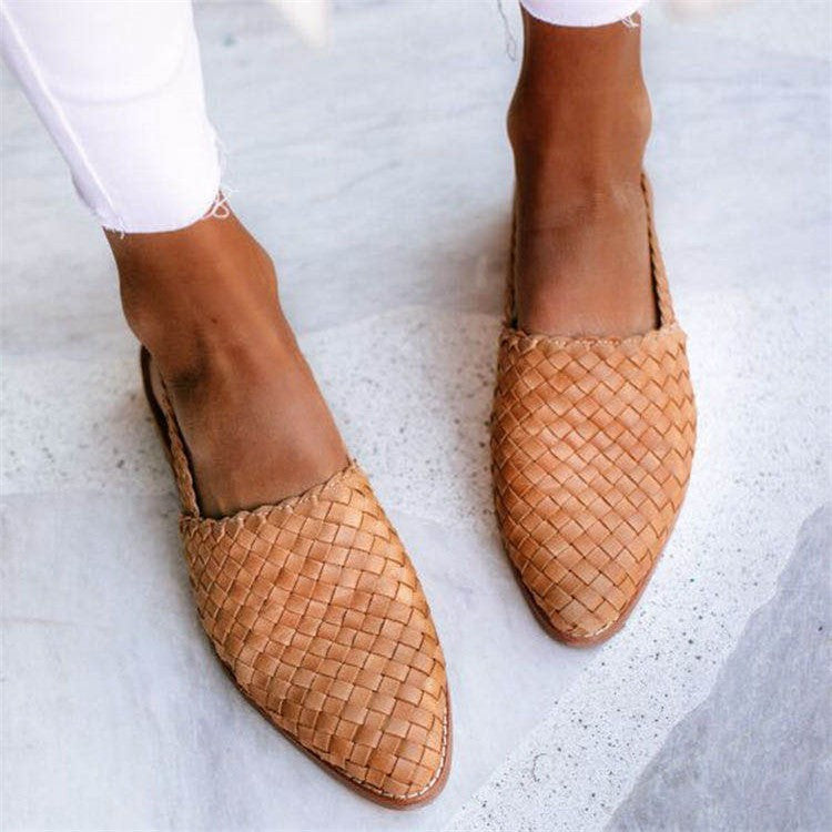 Dames mocassins leer comfortabel elegant lente zomer – Bianca