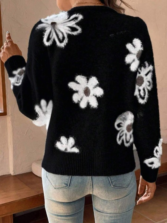Elegant vest met bloemenpatroon – Isabella