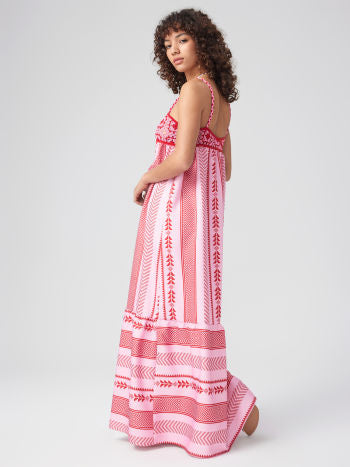Zomerjurk Boho Gehaakt Detail Verstelbare Bandjes – Freesia
