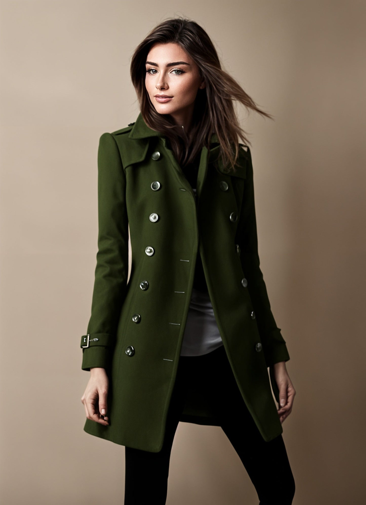 Elegante damesjas met kraag in tijdloos design – Elenora