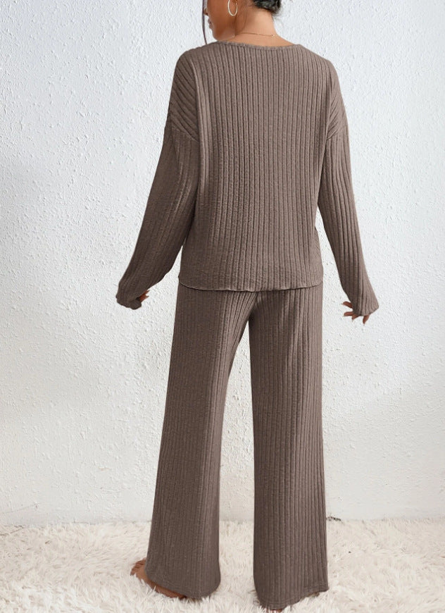 Geribbelde dames set voor moeiteloze elegantie – Isa