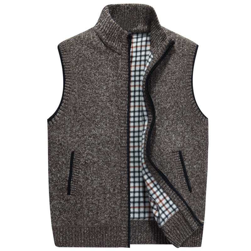 Mouwloos heren sweater vest voor winter – Thomas