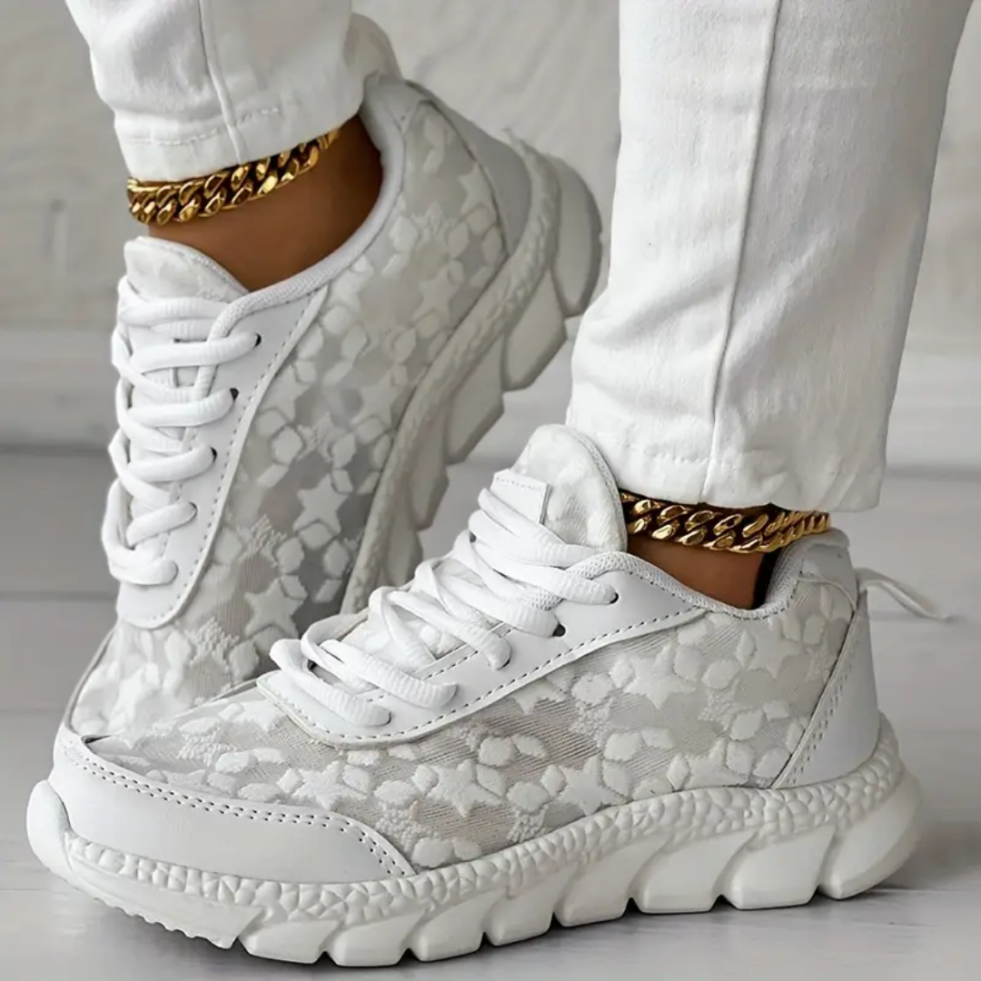 Trendy en comfortabele sneakers met design – Sophie