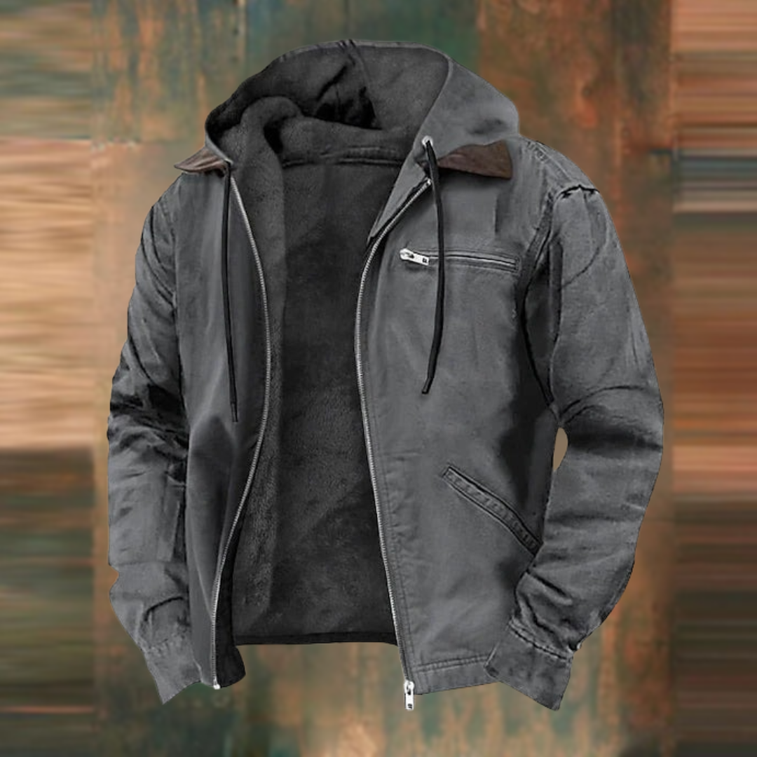 Moderne herenjas met elegante pasvorm en warmte – Silvano
