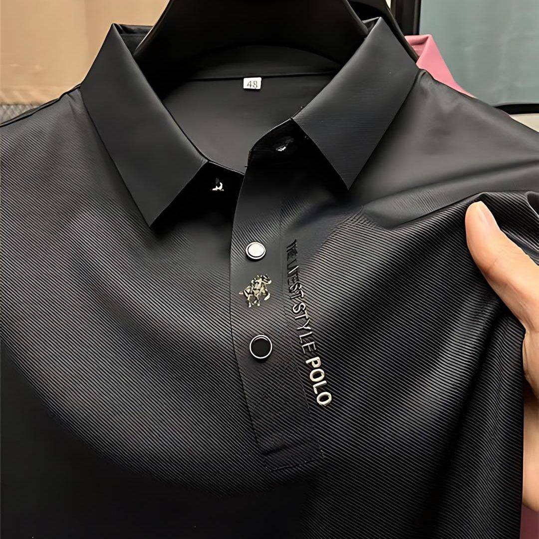 Kreukvrije Muscle Fit Polo voor Heren – Lucas