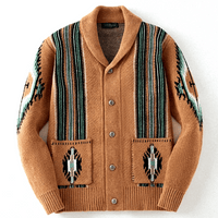 Gebreide western cardigan trui voor heren – Alfie