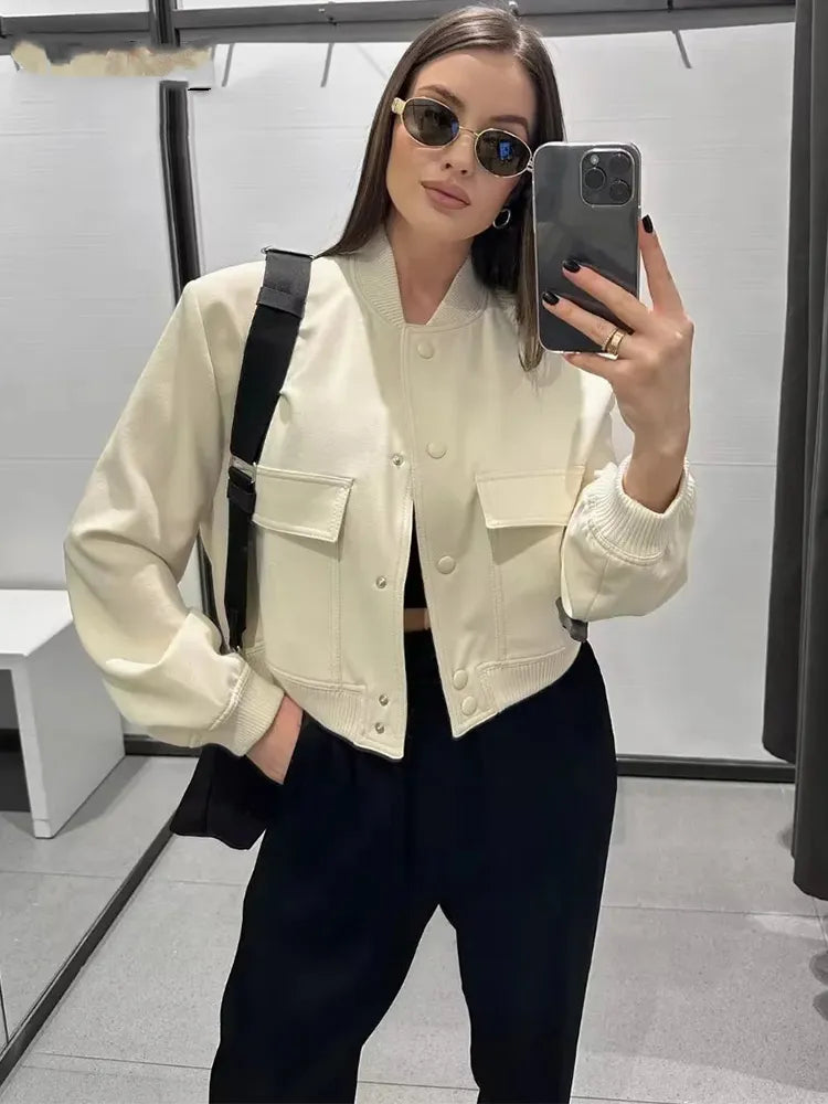 Dames bomberjack voor een stijlvolle casual look – Nova