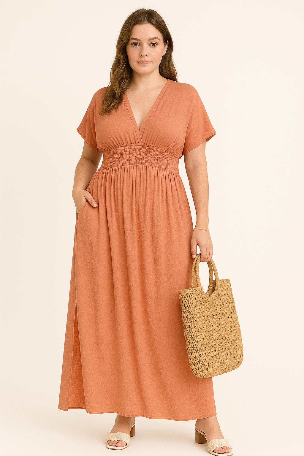 Comfy maxi daComfy maxi damesjurk met hoge taille en flair – Lurevamesjurk met hoge taille en flair – Lureva