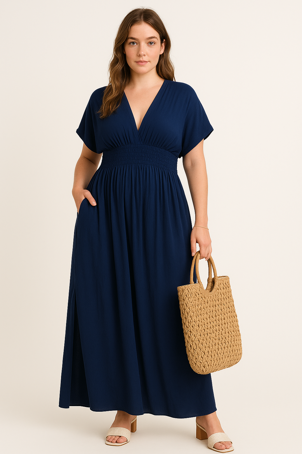 Comfy maxi daComfy maxi damesjurk met hoge taille en flair – Lurevamesjurk met hoge taille en flair – Lureva