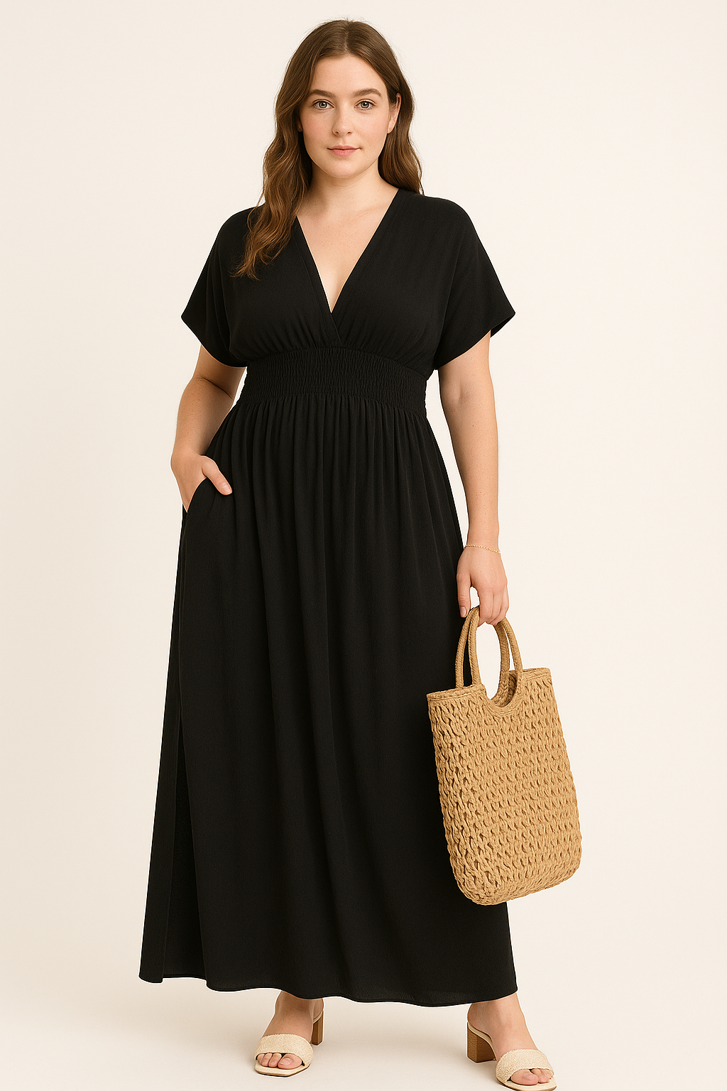 Comfy maxi daComfy maxi damesjurk met hoge taille en flair – Lurevamesjurk met hoge taille en flair – Lureva