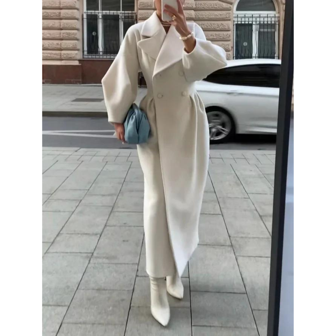 Elegante winterjas dames met opstaande kraag – Isabella