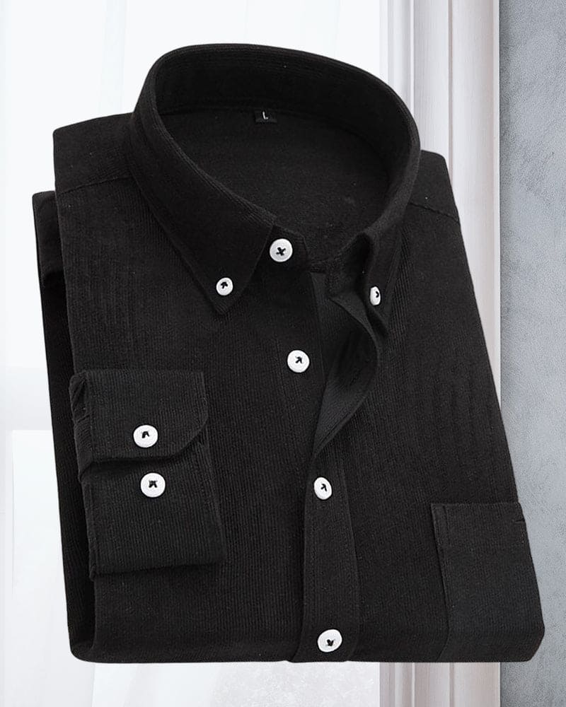 Heren Corduroy Overhemd Lange Mouwen Casual Stijl - Mark