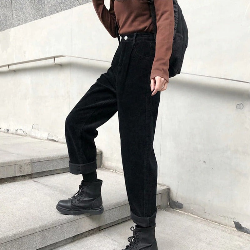 Stijlvolle corduroy broek voor dames – Elise