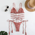 Strappy Bikiniset met Kruisdesign en Sexy Pasvorm – Rosemarie