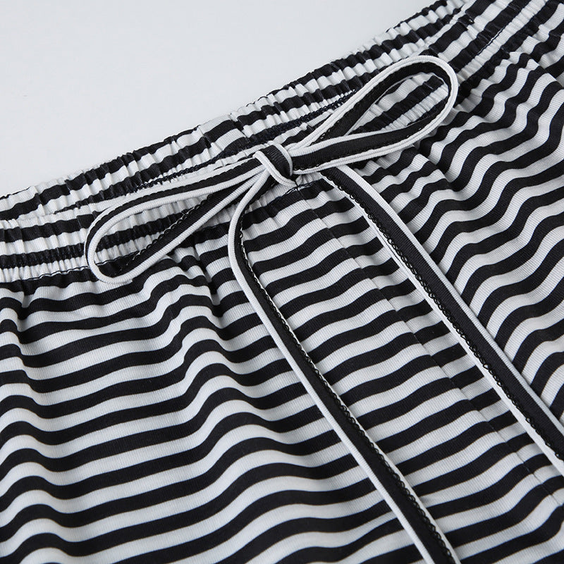 Elastische low-rise broek met rechte pijpen – Liv