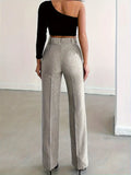 Hoge taille wijde broek voor dames – Isabelle