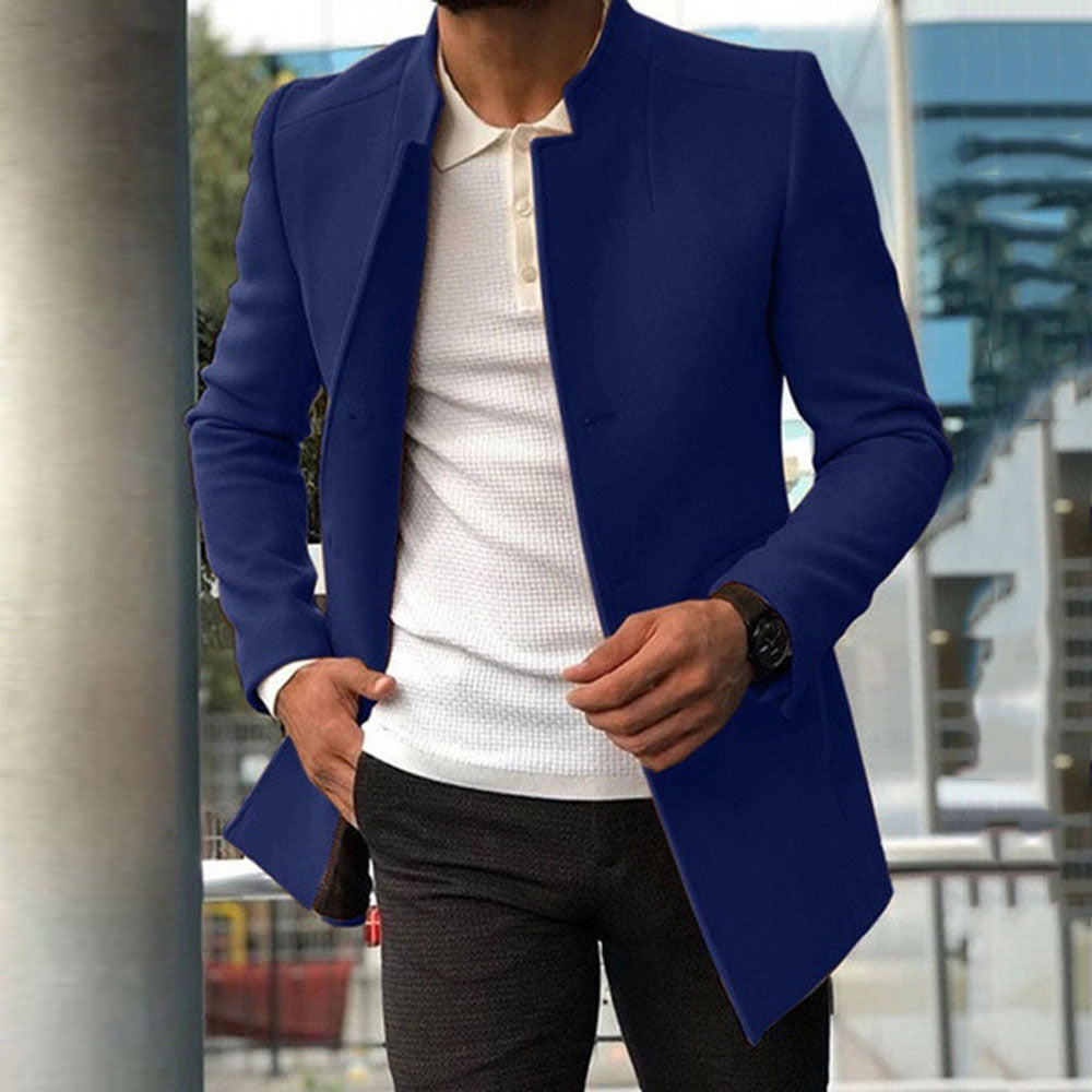 Elegante Winterjas Voor Heren In Effen Kleur - Mark