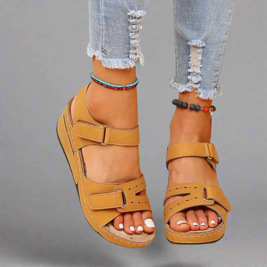 Elegante Orthopedische Sandalen voor Zomercomfort – Amalia
