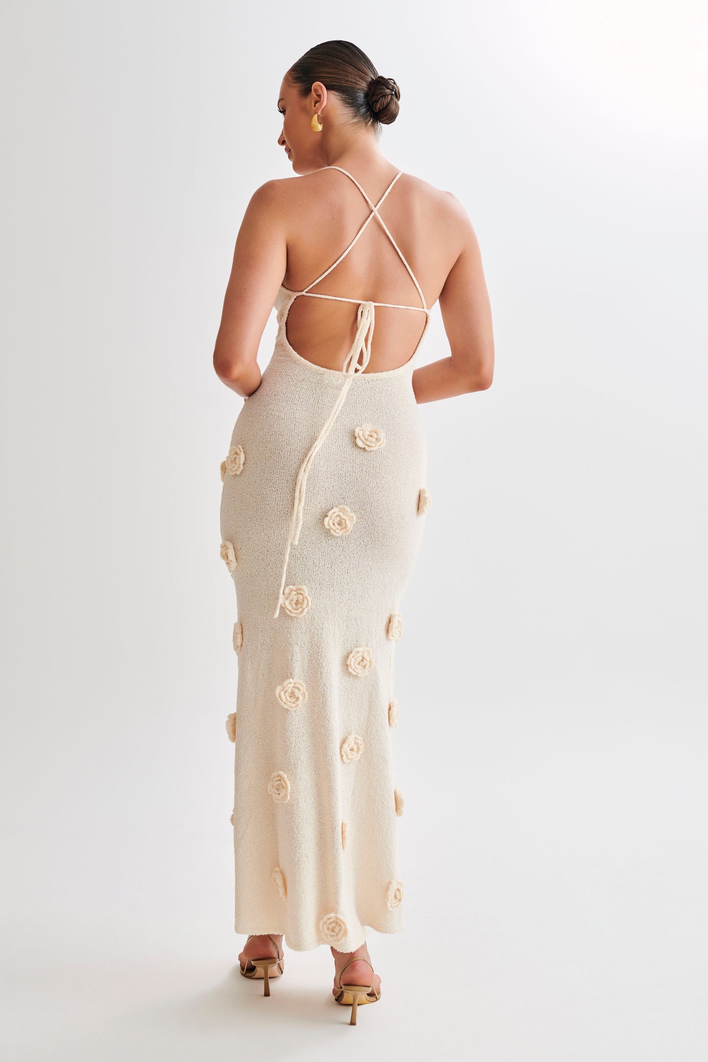 Maxi Jurk Breiwerk Elegante Pasvorm Zomerlook – Ravelle