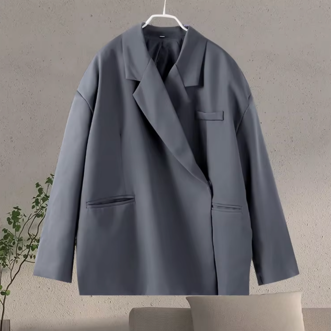 Oversized damesblazer met tijdloos design en comfort – Liora