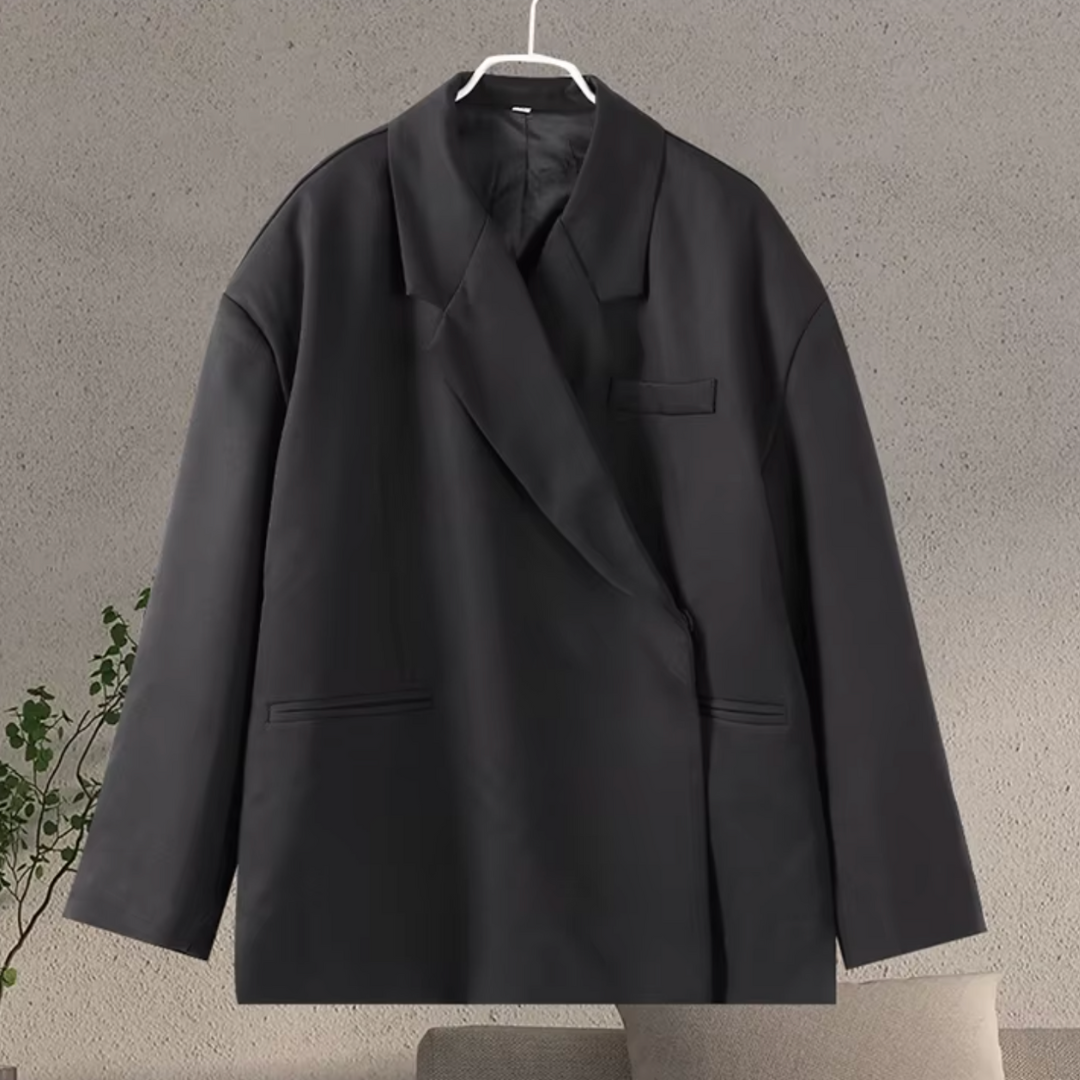 Oversized damesblazer met tijdloos design en comfort – Liora