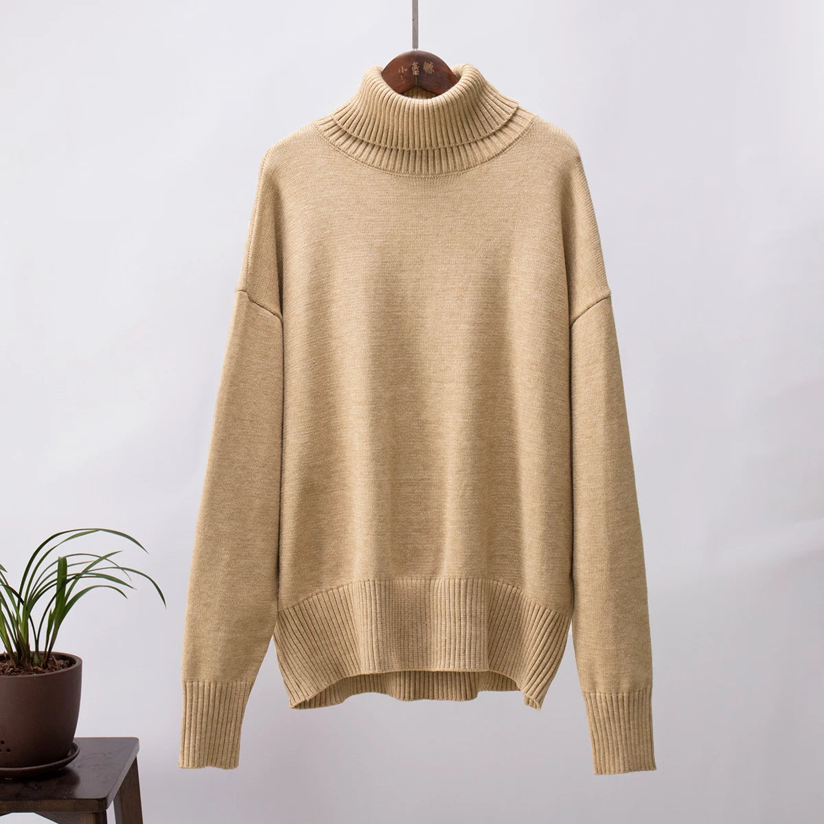Warme wol coltrui met elegante pasvorm – Mila