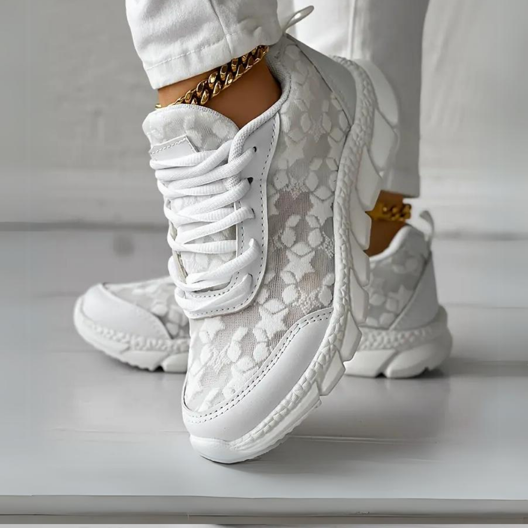 Trendy en comfortabele sneakers met design – Sophie