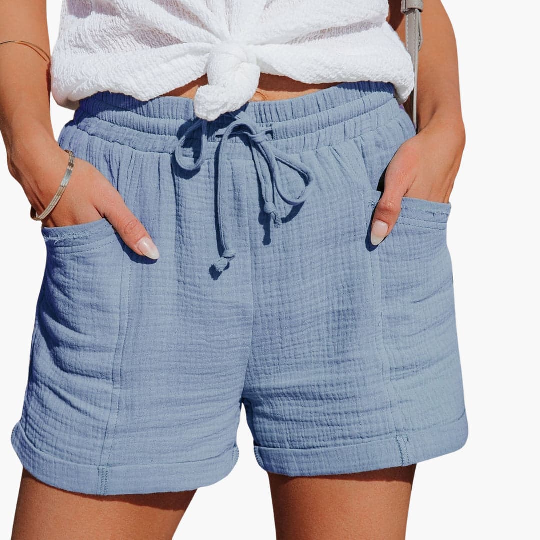 Luchtige dames zomer shorts met losse pasvorm – Emma