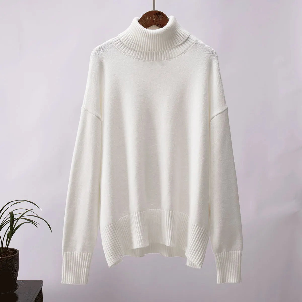 Warme wol coltrui met elegante pasvorm – Mila