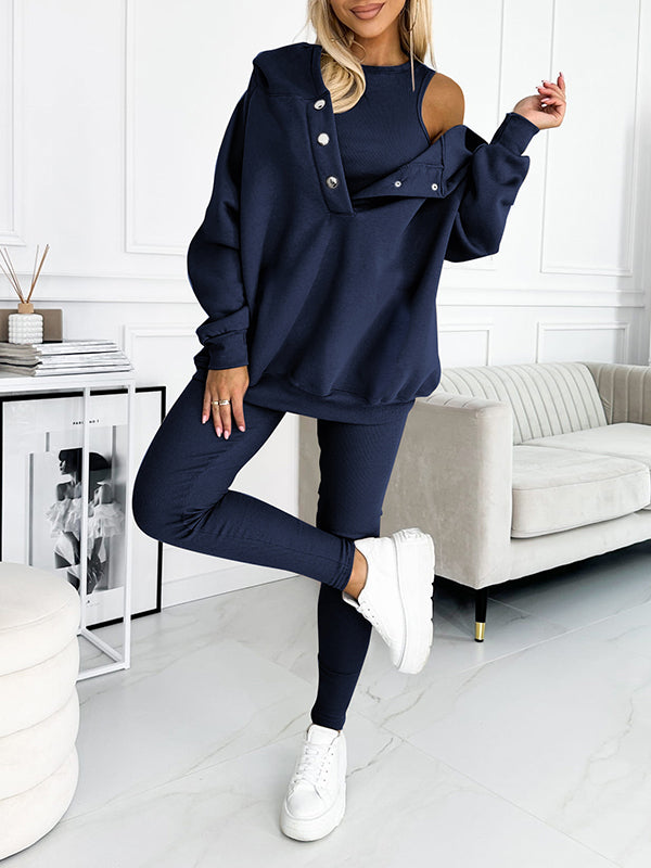 Comfortabele Hoodie Set voor Dames en Heren – Evi