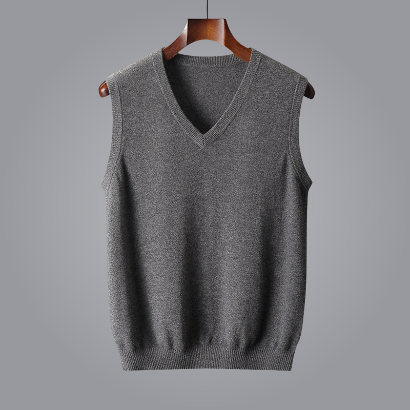 Luxe Kasjmier Vest met V-hals voor Tijdloze Stijl – Avani