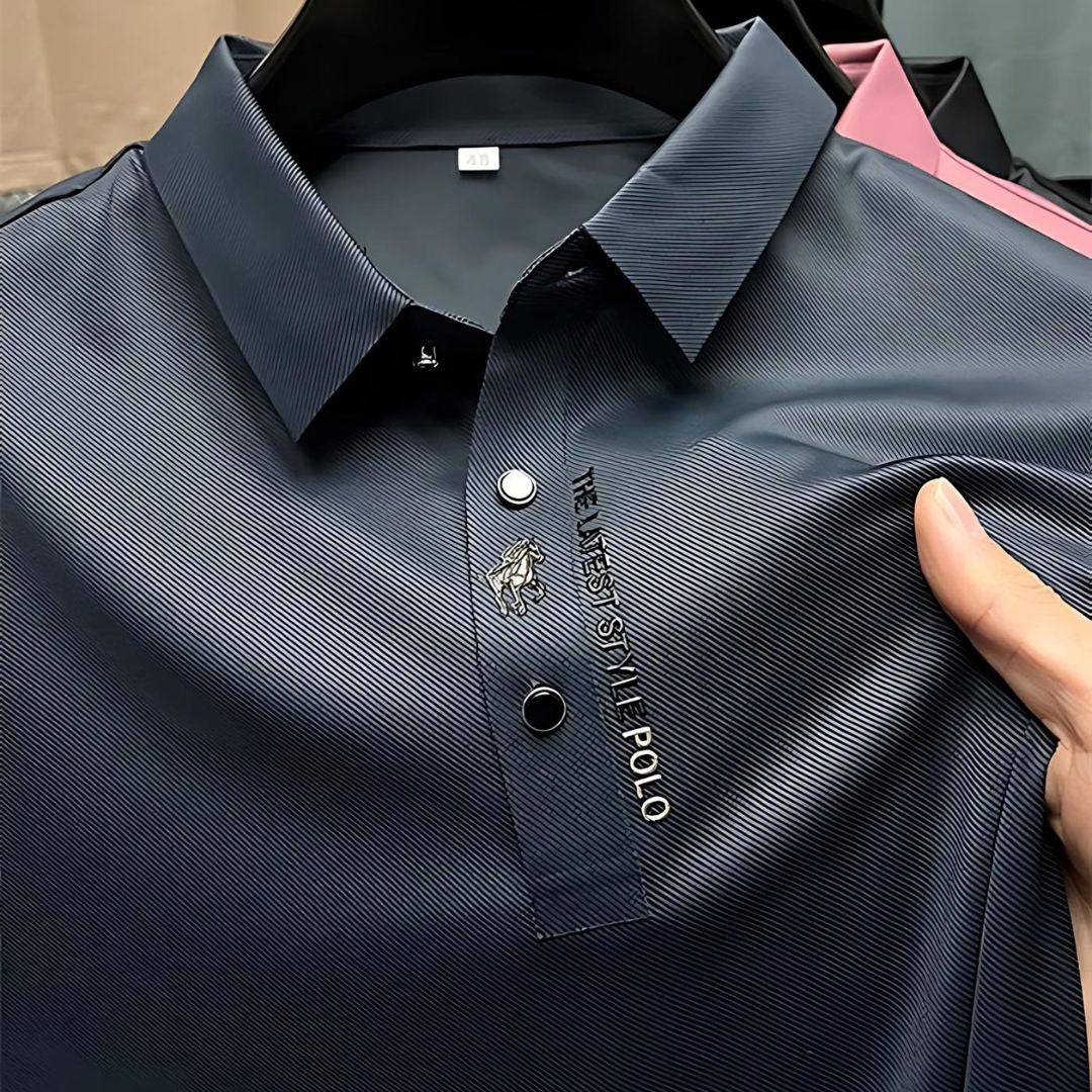 Kreukvrije Muscle Fit Polo voor Heren – Lucas