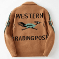 Gebreide western cardigan trui voor heren – Alfie