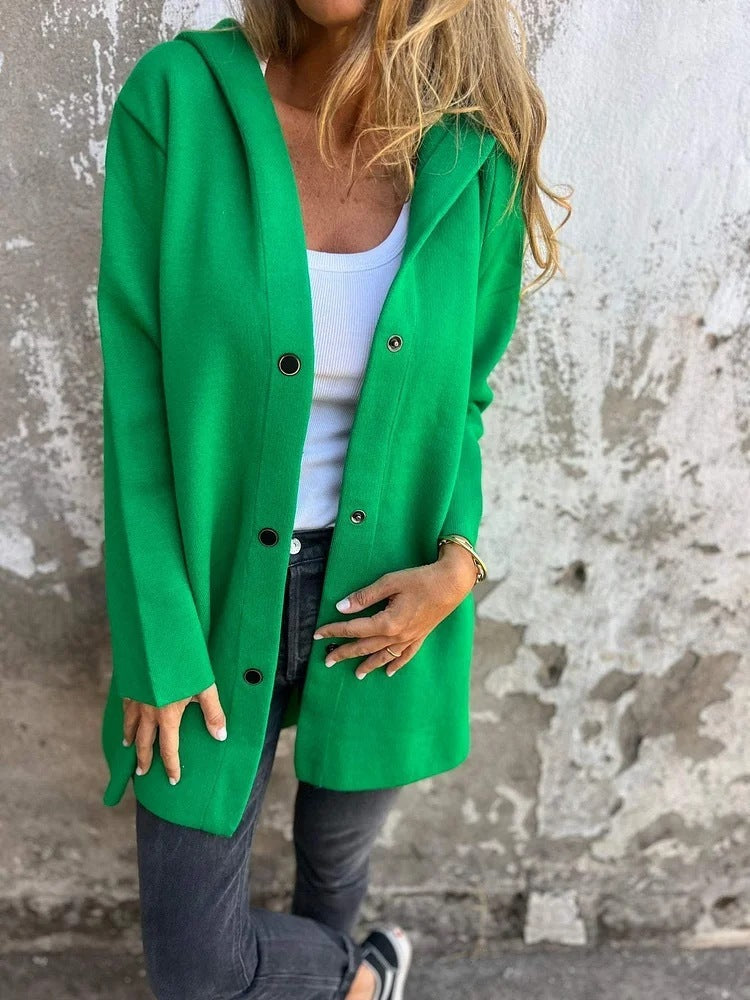 Comfortabele Lange Mouwen Cardigan Voor Vrouwen - Julia