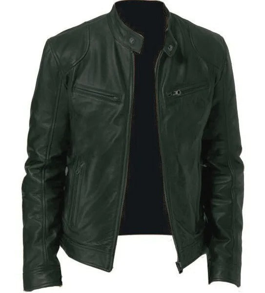 Leren Herenjas voor Winter – Thomas