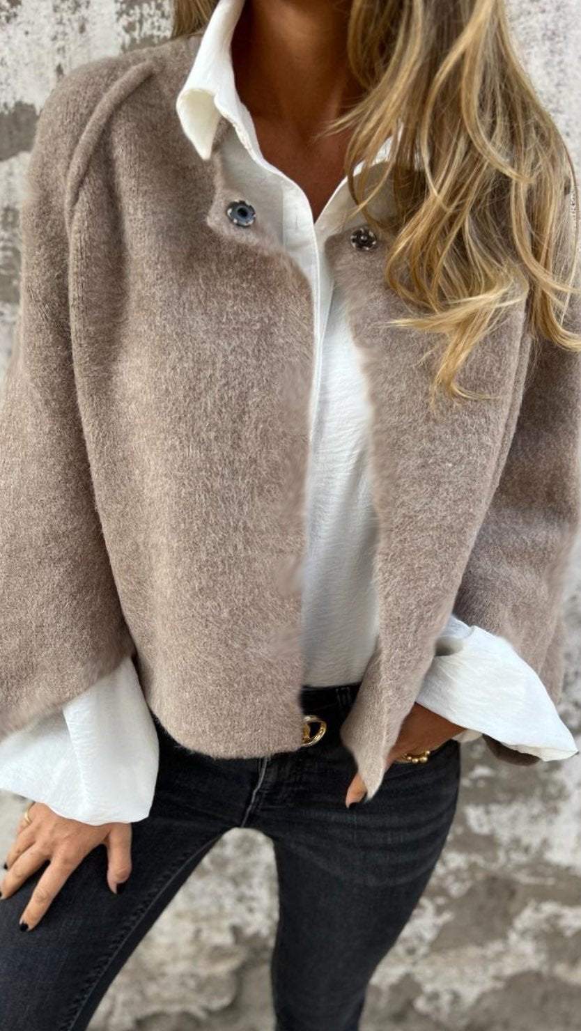 Elegante Wolmantel voor Dames met Perfecte Pasvorm – Julia