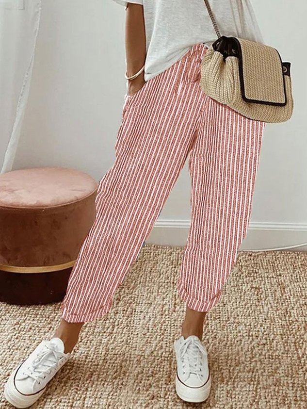 Lichte Hoge Taille Broek voor Dagelijks Comfort – Lucy