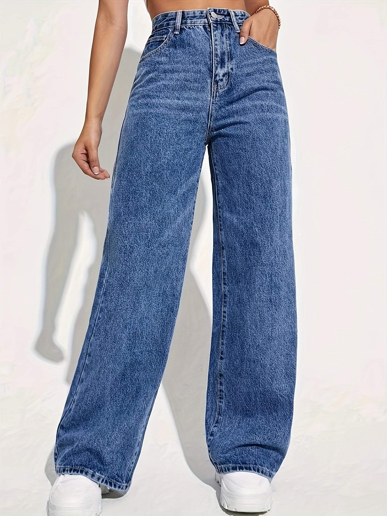 Slim fit damesbroek met rechte pijp – Elise