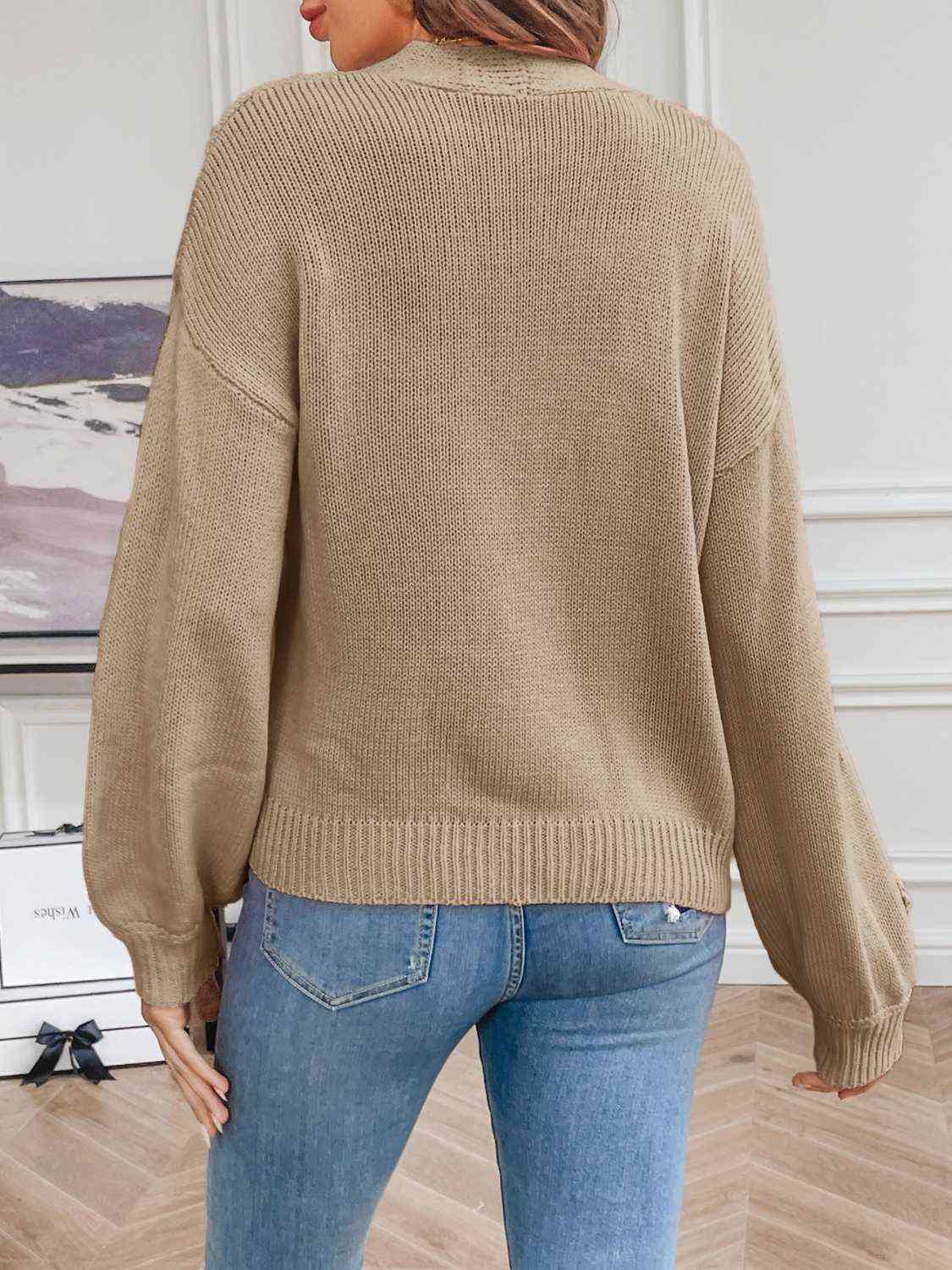 Lichtgewicht dames cardigan met bloemenpatroon – Lotje